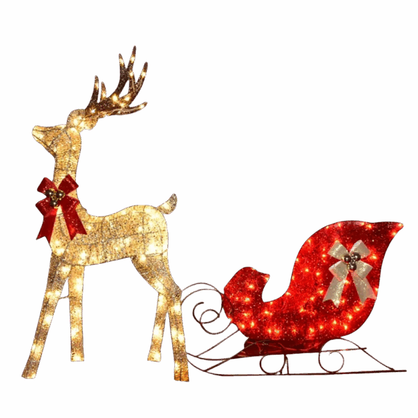 GlowTrail Reindeer Sleigh