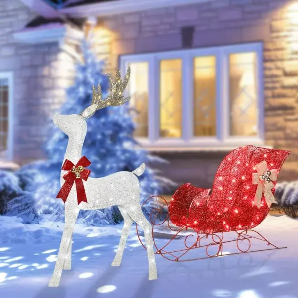 GlowTrail Reindeer Sleigh - Image 2