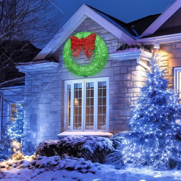 EverGleam Holiday Wreath - Image 2